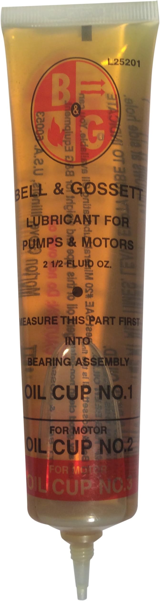 Oil Tube L25201 Lubricant for Pumps and Motors, 2.5 Ounce