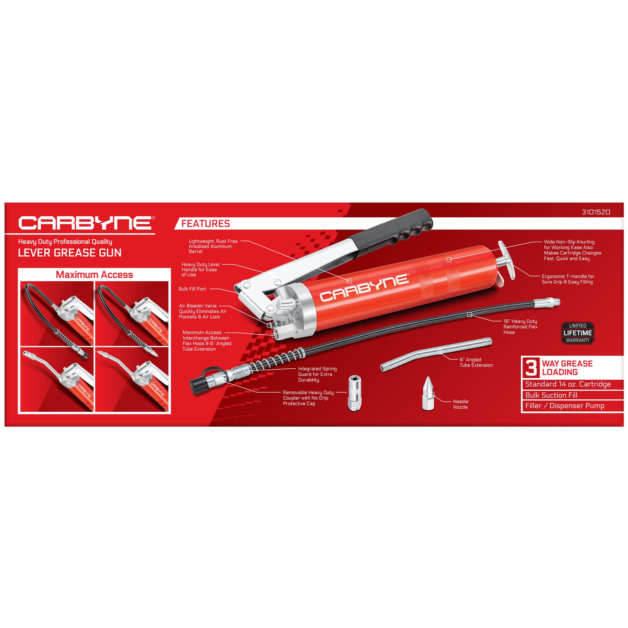 ENGRASADORA MANUAL 400cc CAÑO FLEXIBLE 6000 PSI