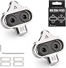 GEWAGE SPD Cleats for Shimano SPD 2-Bolt Pedals – SH51 12° Float or SH56 Multi-Release – CrMo Steel, Anti-Slip Cleat Plates, Includes Screws & Washers