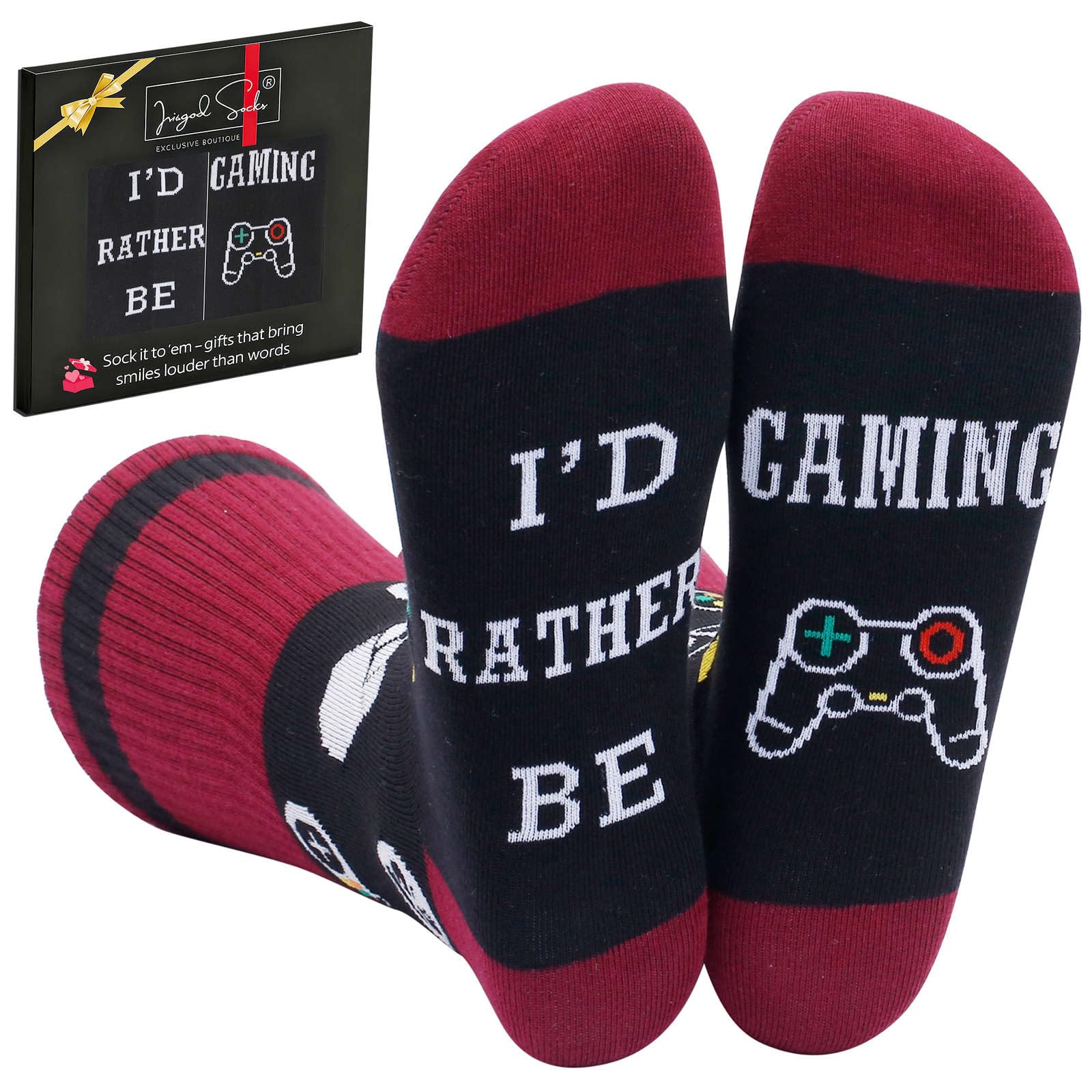 I'd Rather Be Funny Dress Socks for Men and Women Humor Joke Gifts