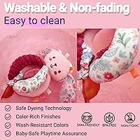 Vista 5 de Cochecito de bebé colgante de asiento de coche juguetes para bebés de 0 a 6 meses niña 0-2-3-4-5-7-8 6-12 meses de edad, regalos de San Valentín