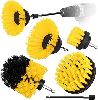5pcs Drill Brush Attachment Set, for Tile Grout, Floor, Bathroom, Kitchen
