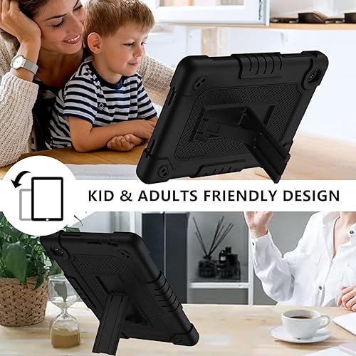 Miniatura 6 de Funda para tablet TCL Tab 8 LE, correa para el hombro, silicona suave y parte trasera dura, a prueba de golpes, para TCL Tab 8 LETCL Tab 8 WiFiTCL