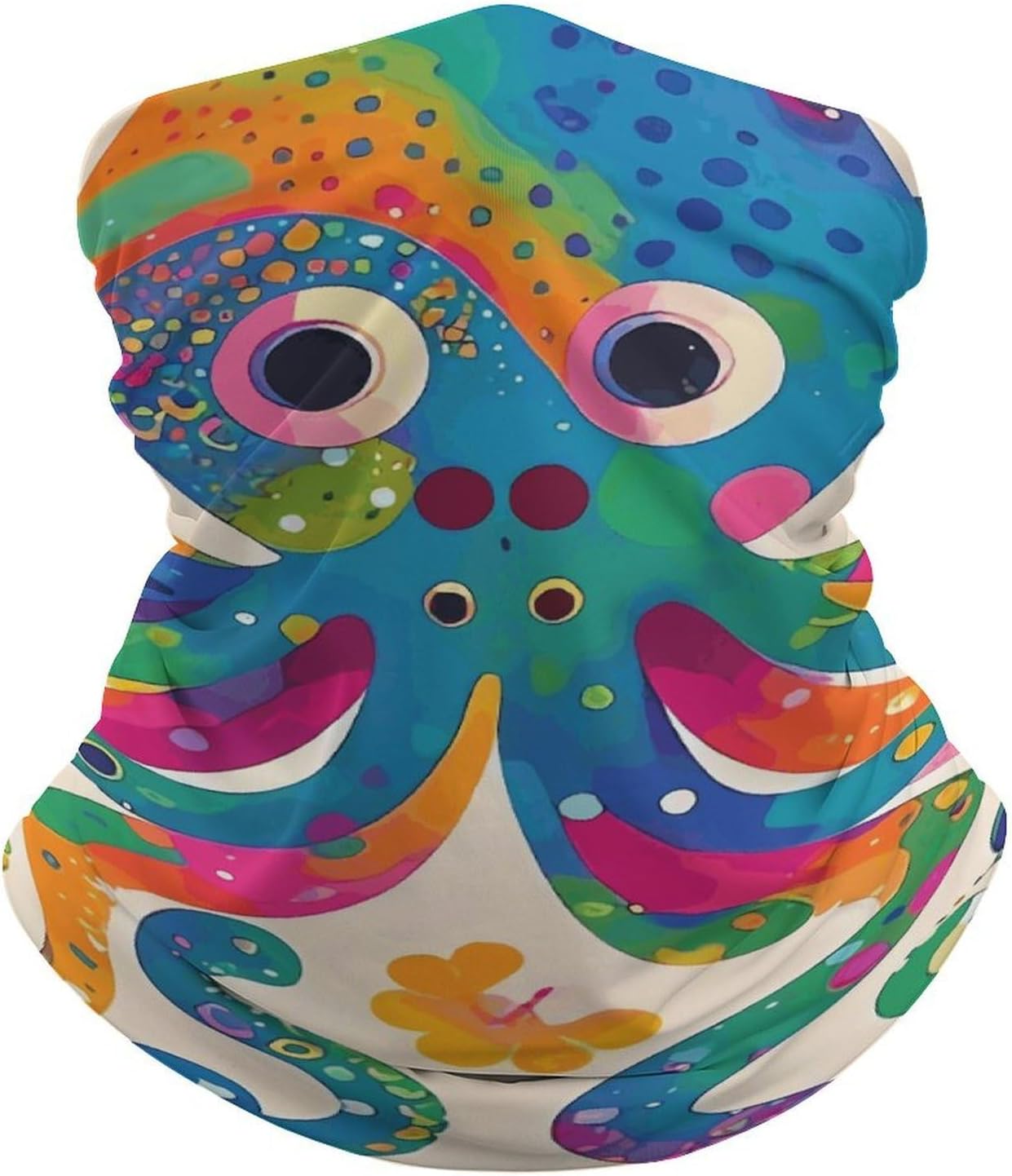 Colorful Octopus UV Protection Face Mask, Cooling Headscarf image 2