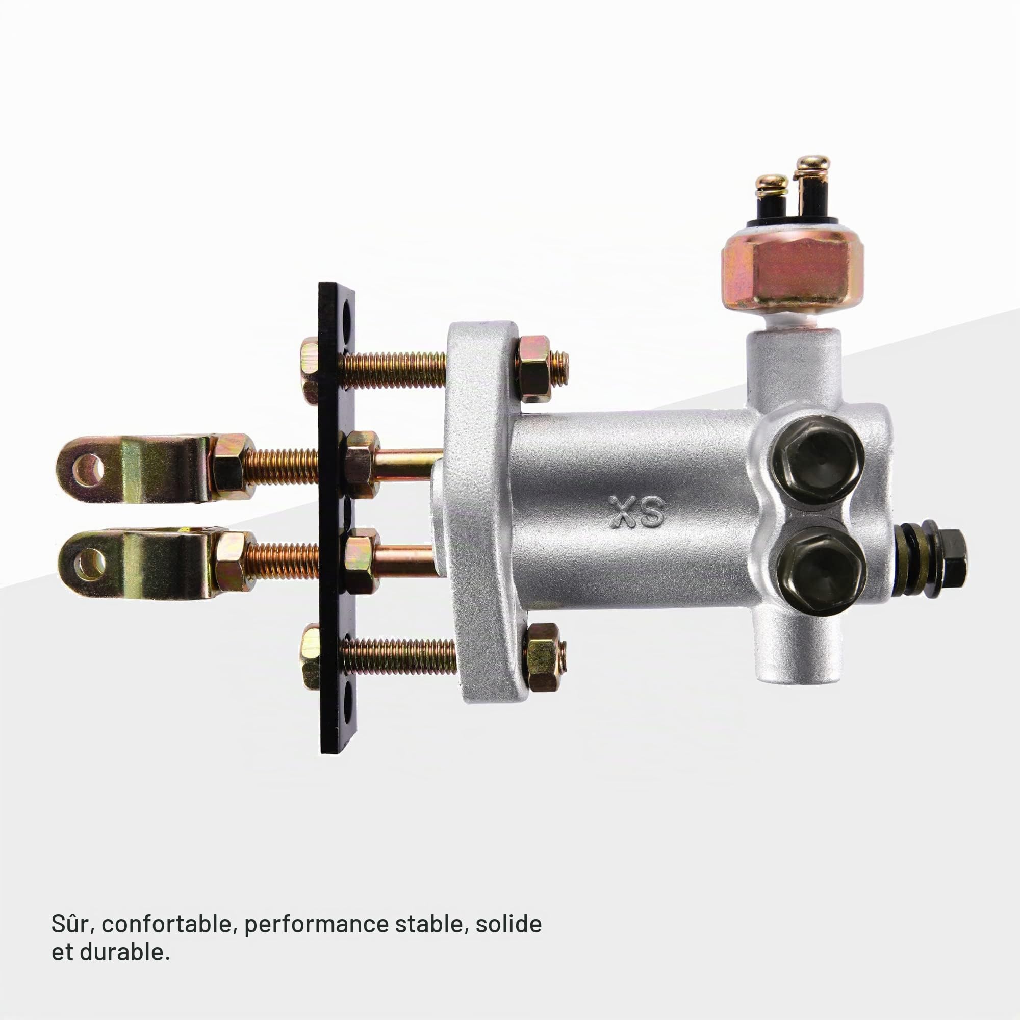 GOOFIT Cylindre Maître Frein Hydraulique Remplacement pour 90cc 110cc 125cc 150cc 200cc 250cc Go Kart Buggy Sunl BMS Kandi Roketa Kazuma Kinroad