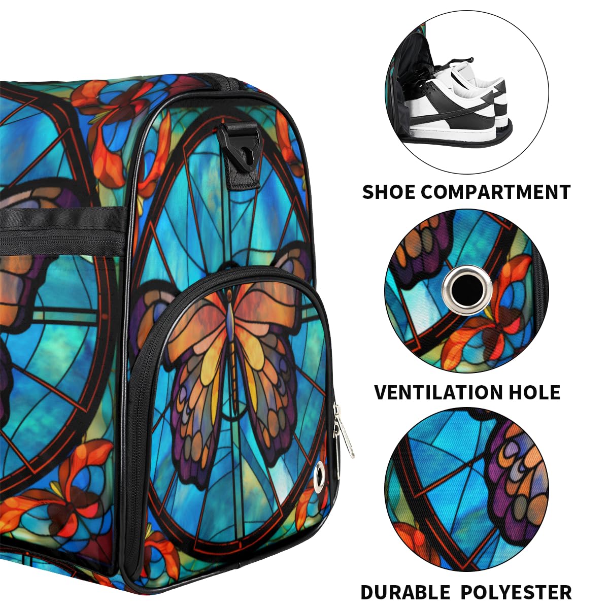 Personalisierte Sporttasche für Jungen und Männer, benutzerdefinierte Sport-Reisetasche mit Schuhfach, maßgeschneiderte Mädchen-Tanztasche, Wochenend-Übernachtungstasche für Frauen und Kinder,