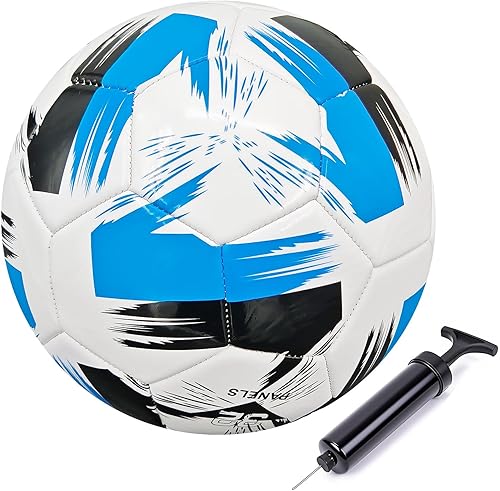 Balón de fútbol tamaño 3 4 5 cuero suave anti explosión práctica entrenamiento niños niñas adultos con aguja de bomba