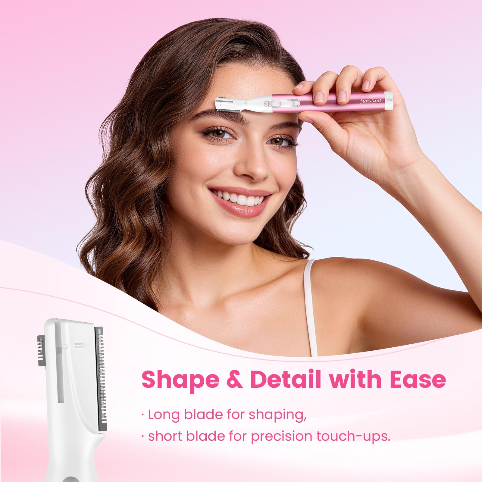 Amazon.com: Funstant Upgraded Eyebrow Trimmer, Precision Electric