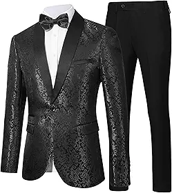 Blazer masculino floral, paletó, jantar, baile, casamento, smoking elegante