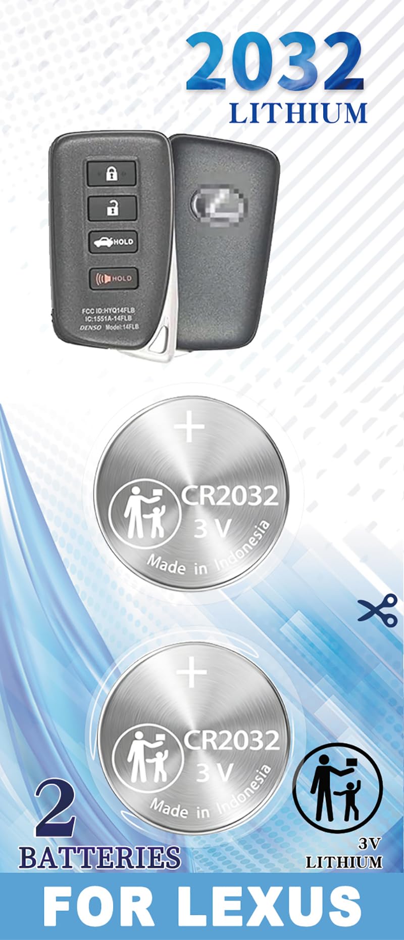 トップス kise Amazon.com: ZIWLU 2Pack CR2032 Key Fob Battery Replacement for