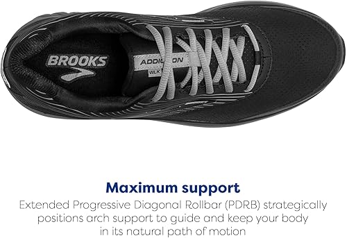 Miniatura 4 de Brooks Addiction Walker - Zapatos para caminar de ante para hombre