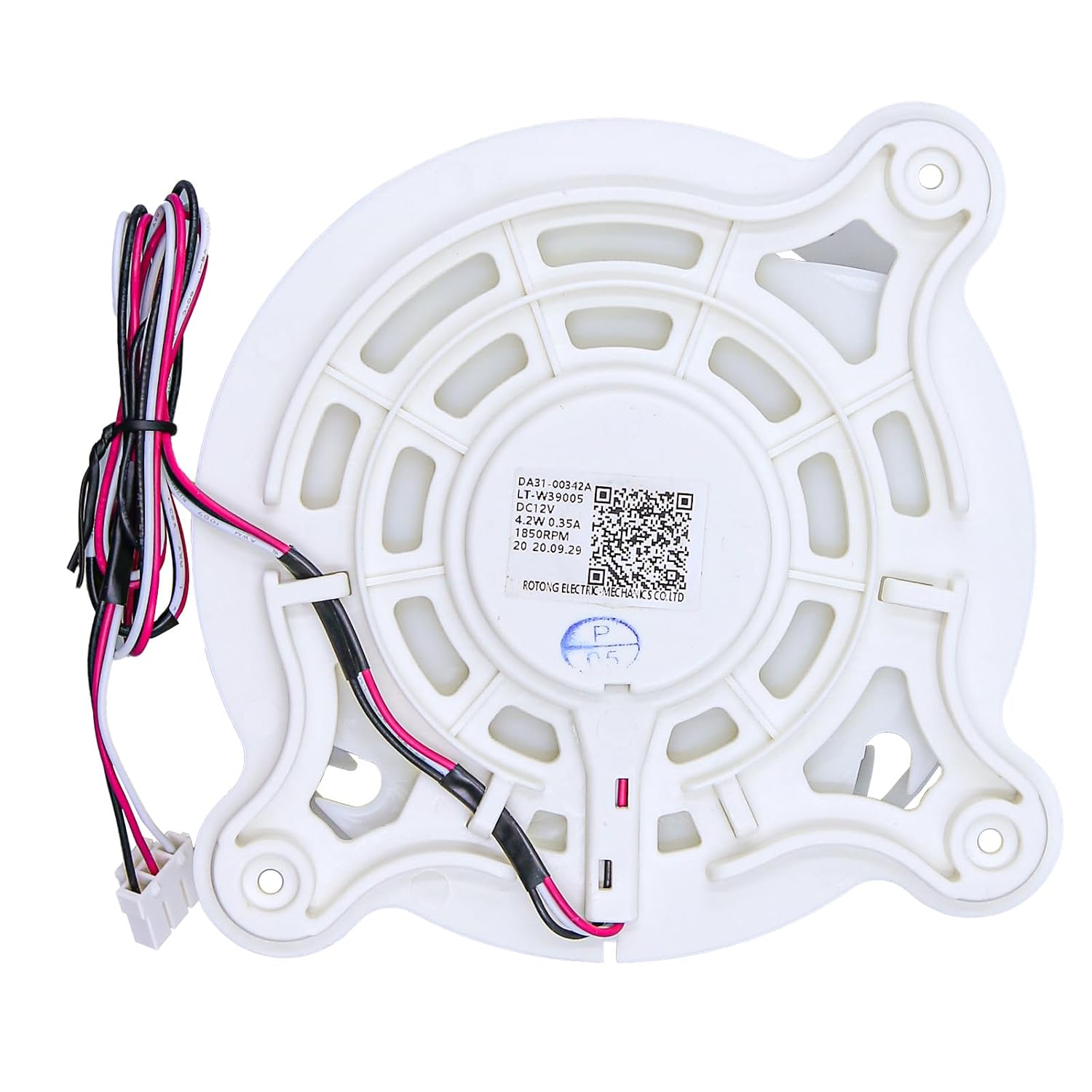 Upgrade DA31-00342A Refrigerator Motor bldc Fan Compatible with Samsung Freezer Evaporator RS27T5200SG, RS23A500ASR, RS23A500ASG, RS28A5F61SR, RS28A5F61SG,RS22T5561SR, RS22T5201SR, RS27T5200SR