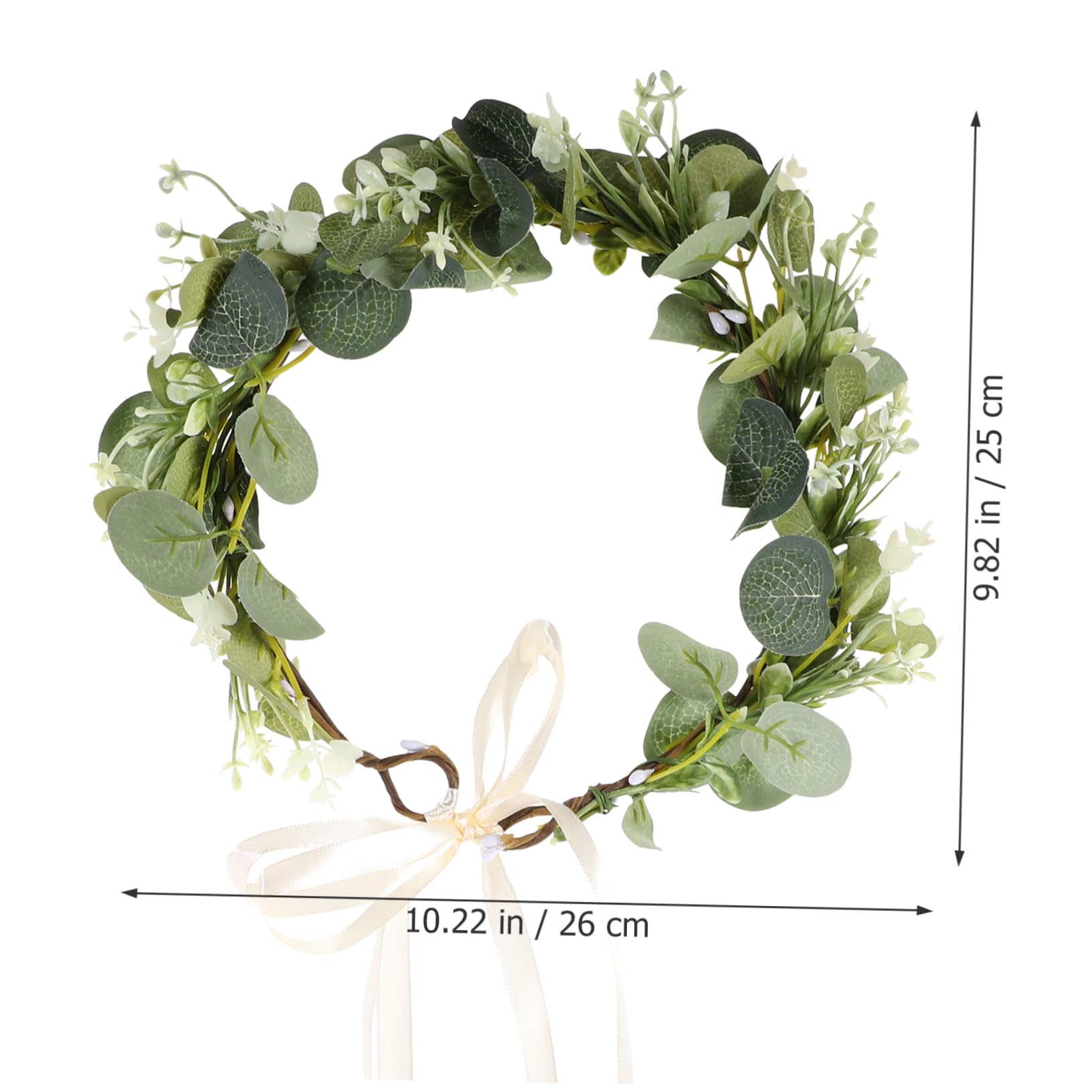 MAGICLULU 3 Stück Blumenkrone Stirnband Kunststoff S/m Blumenkranz Girlande Brautjungfer Hochzeit Fotografie Verstellbares Haarband