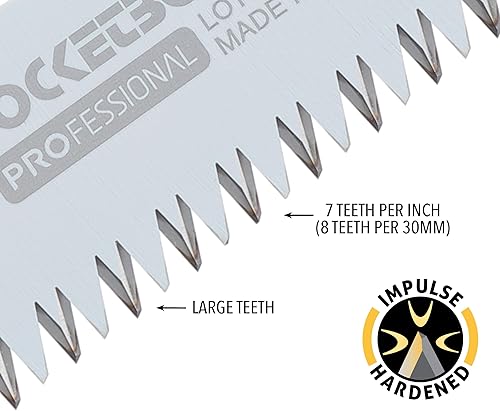 Miniatura 5 de Silky Serie profesional PocketBoy - Sierra plegable (5.118 in, dientes grandes) (346-13)