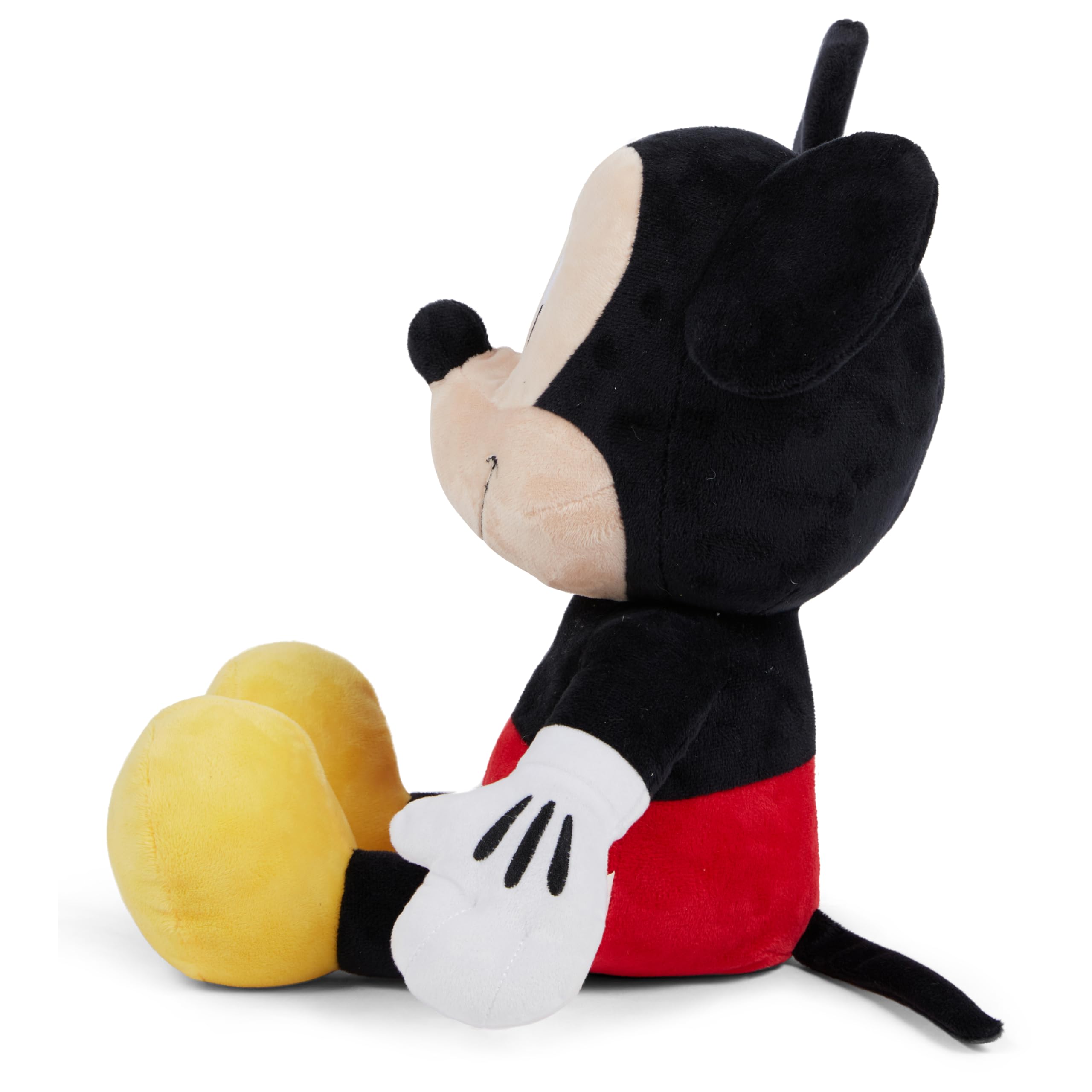 Disney - Peluche ufficiale Topolino per bambini, peluche con texture sfocata e dettagli ricamati, orecchie flessibili, peluche adatto a tutte le età misure 38,1 cm (10)