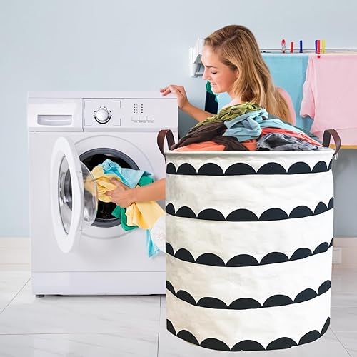 Miniatura 195 de Cesta plegable para ropa sucia en el dormitorio, impermeable, para baño, bolsa grande de lavandería en dormitorio universitario, guardarropa, sala