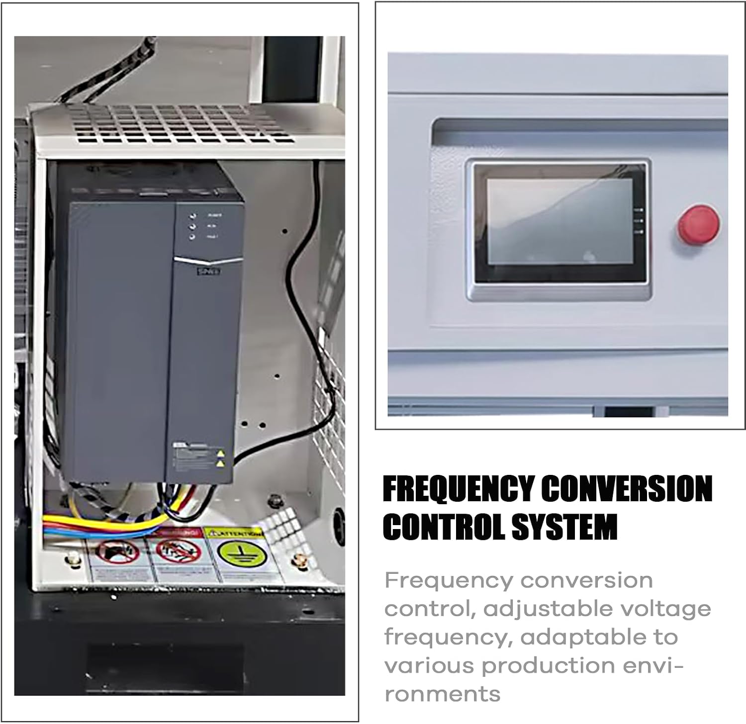 KAPA 30HP/22kW Rotary Screw Air Compressor, 123CFM @116PSI, 480V/60Hz/3-Phase, paired with 22kW Refrigerated Dryer (220V/60Hz/1-Phase). Ideal for heavy-duty stationary industrial use.
