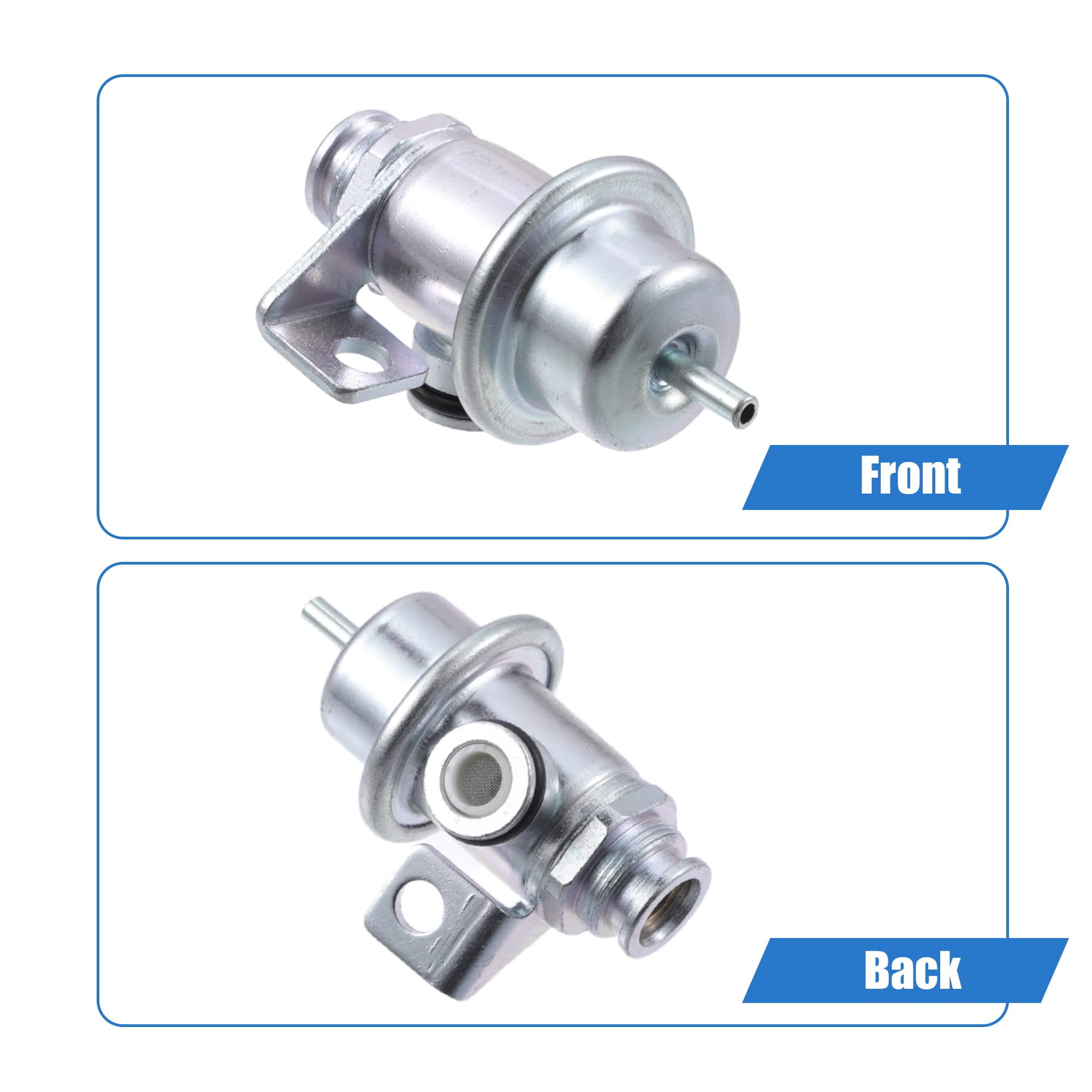 X AUTOHAUX Regulador De Presión De Combustible Para Buick Century 93-96 | 8Mm Agujero Montaje, 17091410, Para Cadillac Deville 91-95, Para Chevrolet Malibu 97-98, Para Pontiac Grand Am 92-99