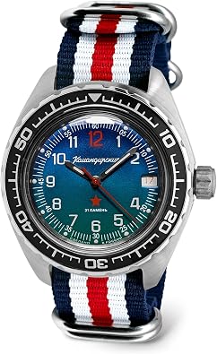 VOSTOK | Komandirskie 020711 Automatic Self-Winding Diver Wrist Watch