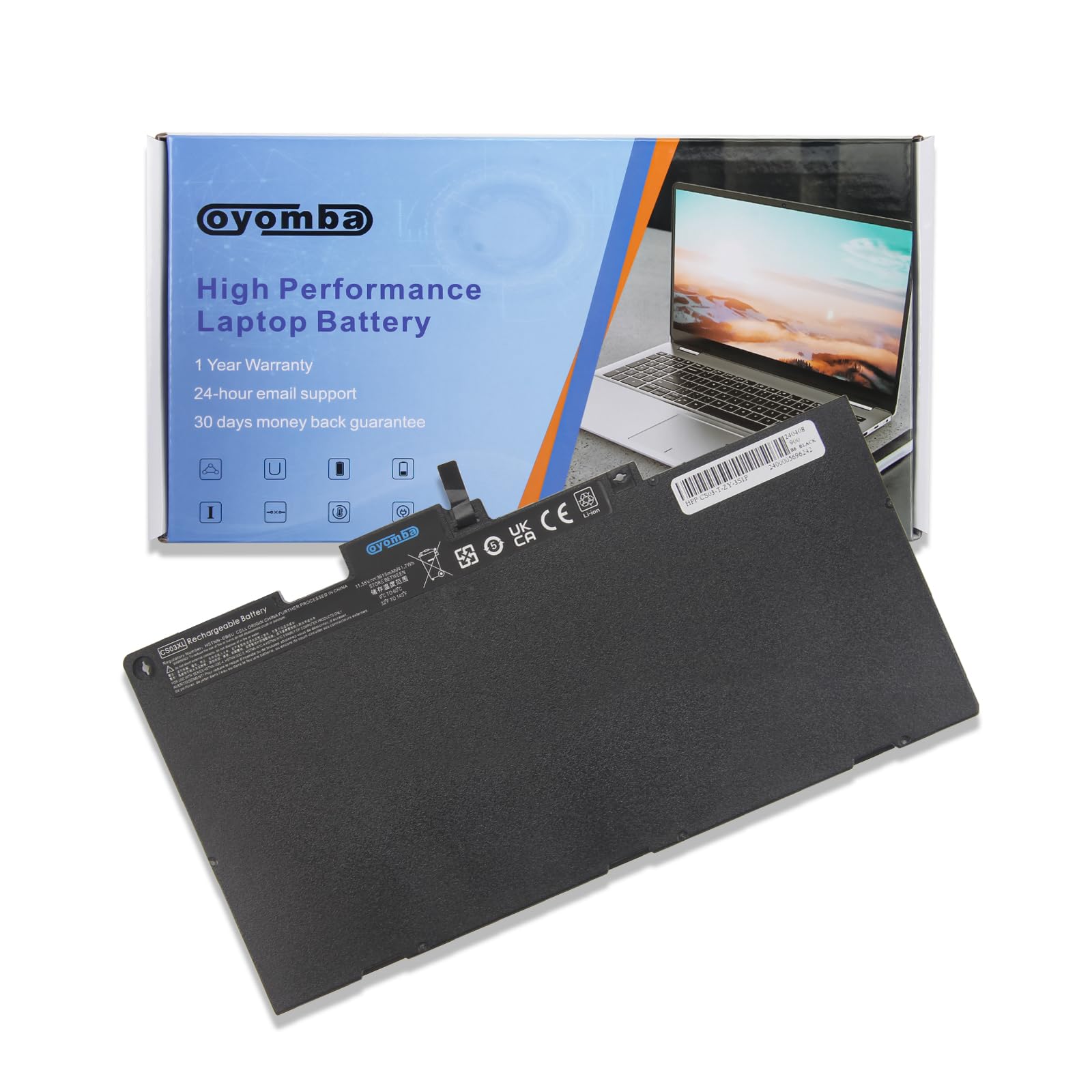 Oyomba CM03 CM03XL 717376-001 Batterie D'ordinateur Portable