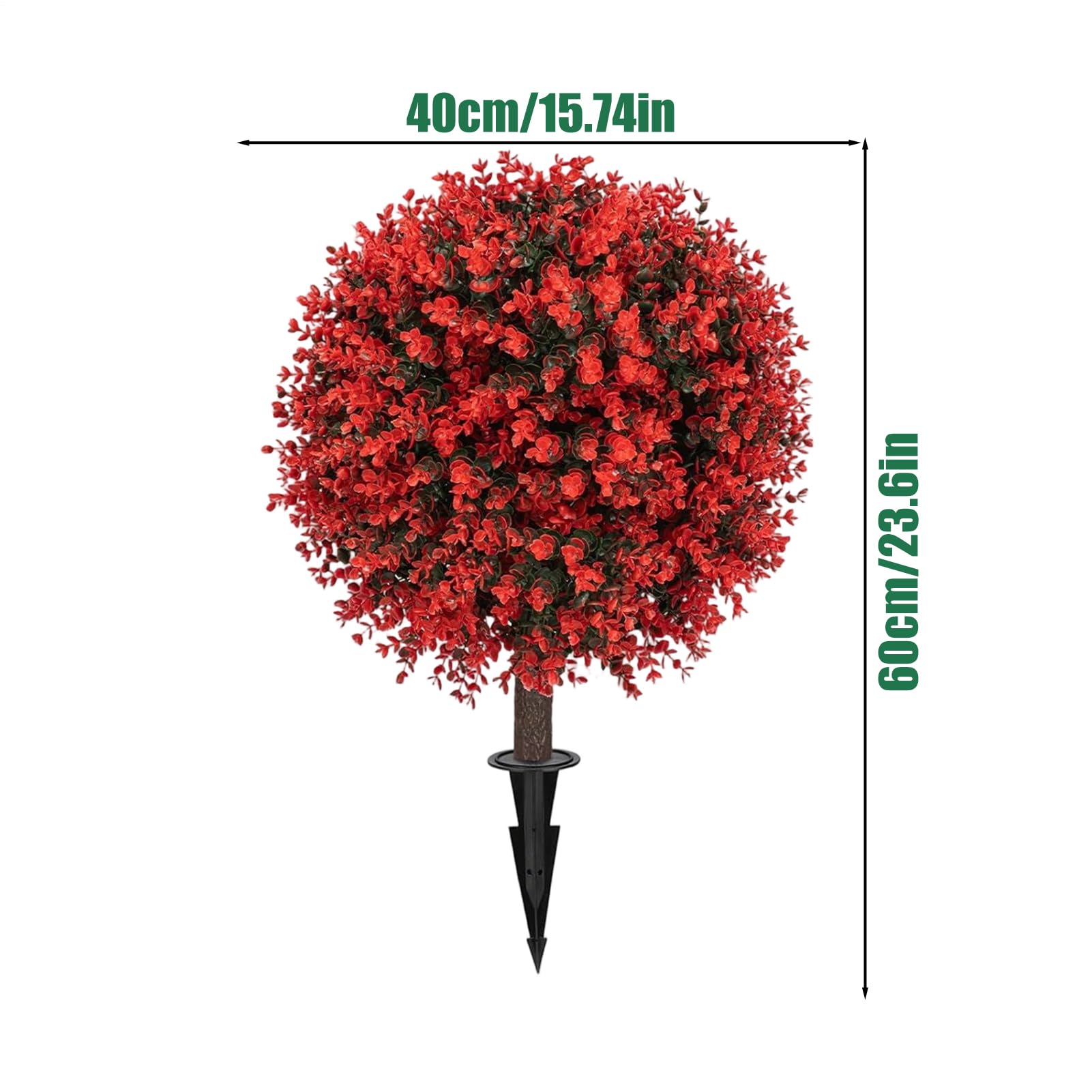 Sztuczne rośliny bukszpanowe na zewnątrz, odporne na promieniowanie UV, bukszpan, sztuczne drzewa zewnętrzne, sztuczny topiary, do ogrodu, patio, werandy, trawnika, ścieżki, podjazdu, krajobrazu