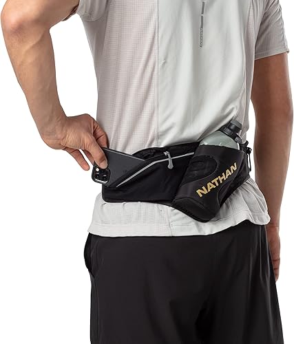 Miniatura 4 de Nathan Peak Running - Riñonera de hidratación con botella de agua Speed Draw Flask de 18 onzas  18.1 fl oz, tapa de carrera de empujarjalar,