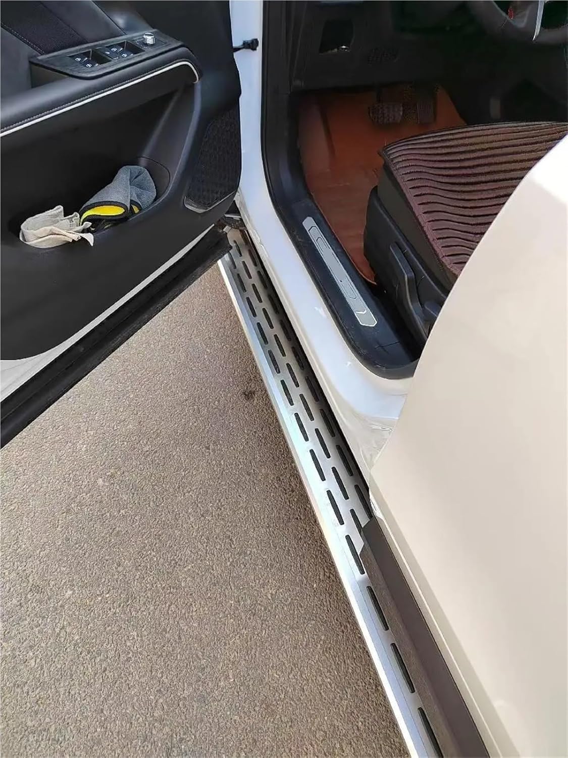 2 Pcs Running Board Side Step Bar Aluminium (with Brackets) Side Running Boards Compatible for Lexus NX 2015-2021