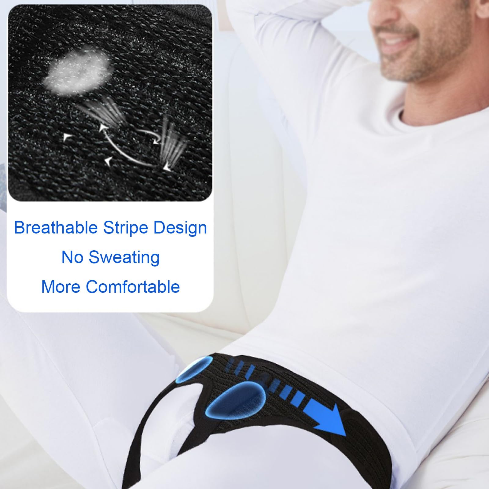 Hernia Belt for Double Inguinal with 2 Removable Compression Pads, Hernia Belt for Men and Women, Adjustable Waist Strap, Comfortable Material(Black,Small)