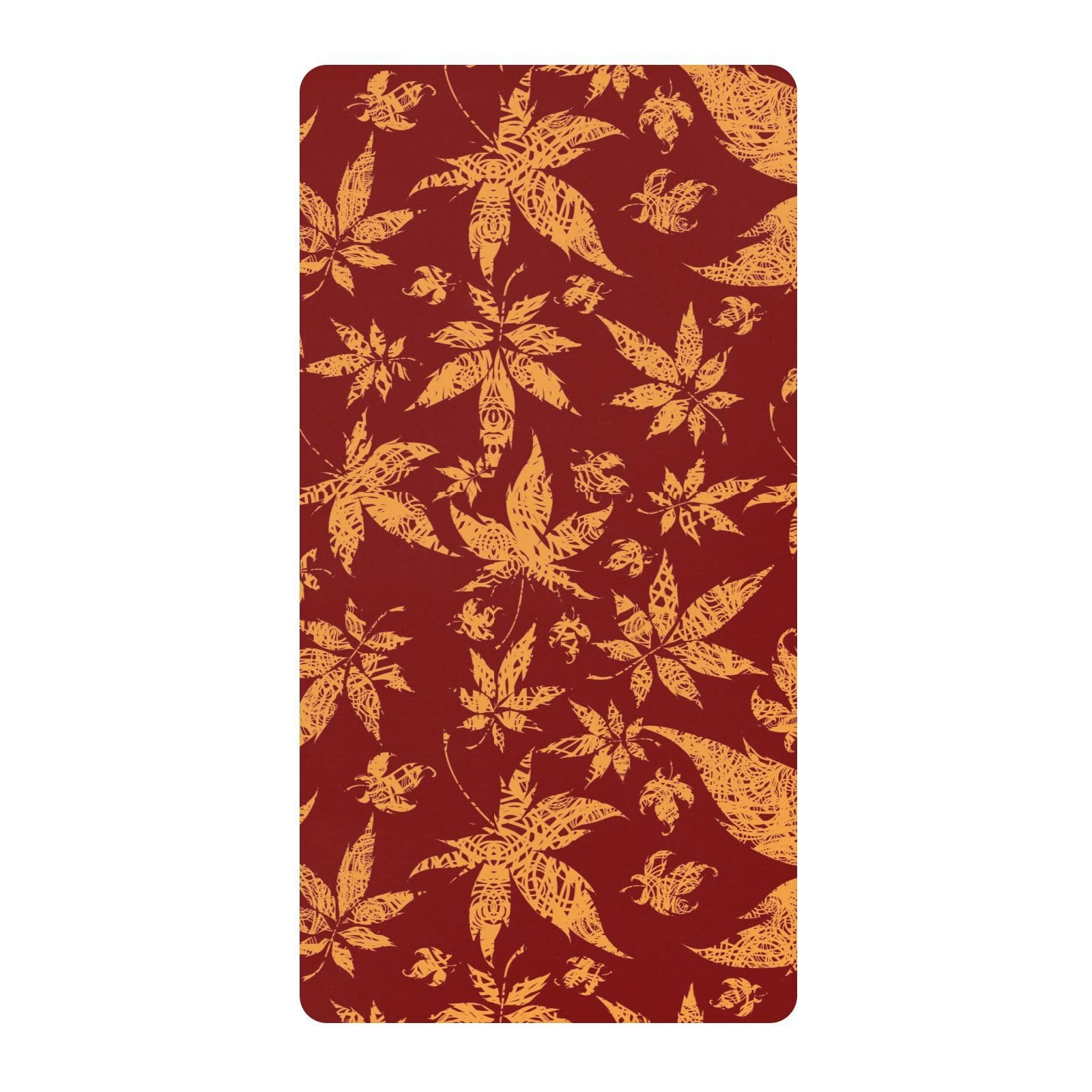 Drap de lit enfant en coton doux pour des nuits cocooning au motif feuilles d'automne