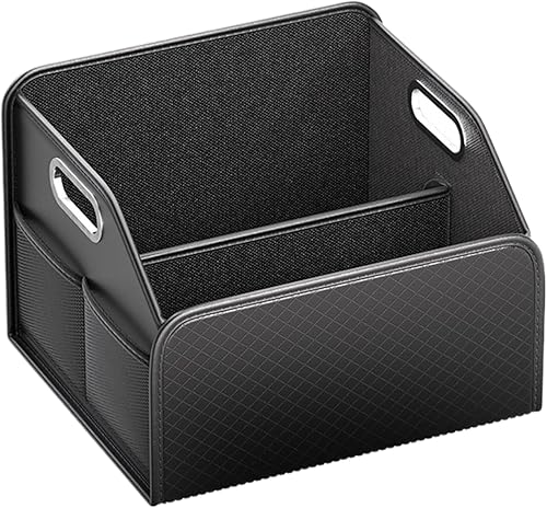 Trunk Organizer - Foldable Multi-Compartment Storage  Large Trunk Organizer Car Storage Box,for SUV RV Sedan Automotive Vehicle Accessories Interior