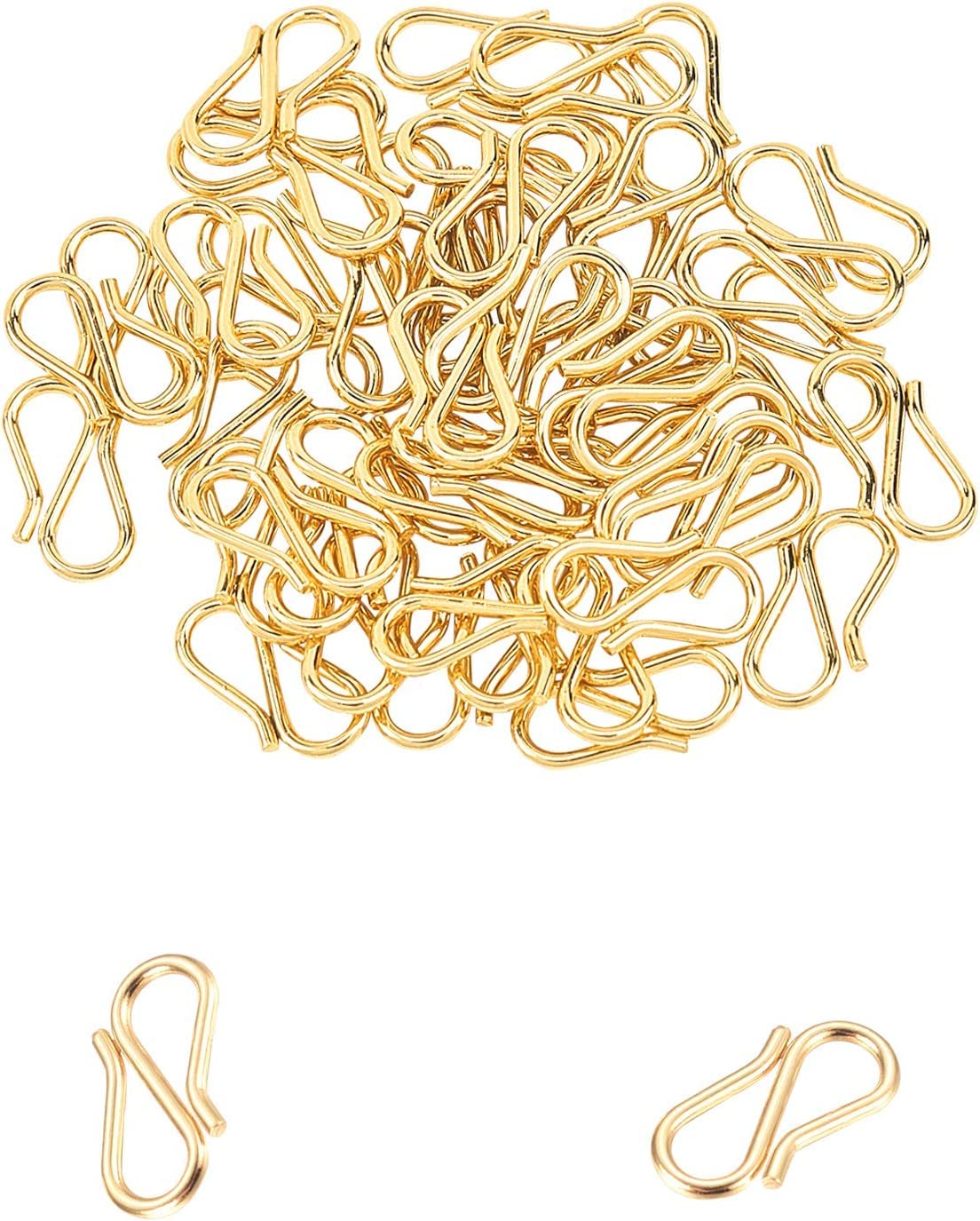 See full amazon price history chart for Dhruv Crafts S-Hook | Mala Hook Clasp 304 Stainless Steel Hook Clasps Stainless Steel Color S Hooks Clasps Necklace Clasp S-Shaped Hook for Necklace Jewelry Making 12mm (100 Pcs) (Gold) Dhruv Crafts S-Hook | Mala Hook Clasp 304 Stainless Steel Hook Clasps Stainless Steel Color S Hooks Clasps Necklace Clasp S-Shaped Hook for Necklace Jewelry Making 12mm (100 Pcs) (Gold) (B0B729KFSV) Amazon Price History, Amazon Price Tracker