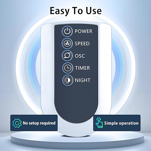 Miniatura 3 de Repuesto para control remoto de ventilador de torre oscilante Lasko, compatible con ventiladores de piso silenciosos de 42 pulgadas T42951 T42954