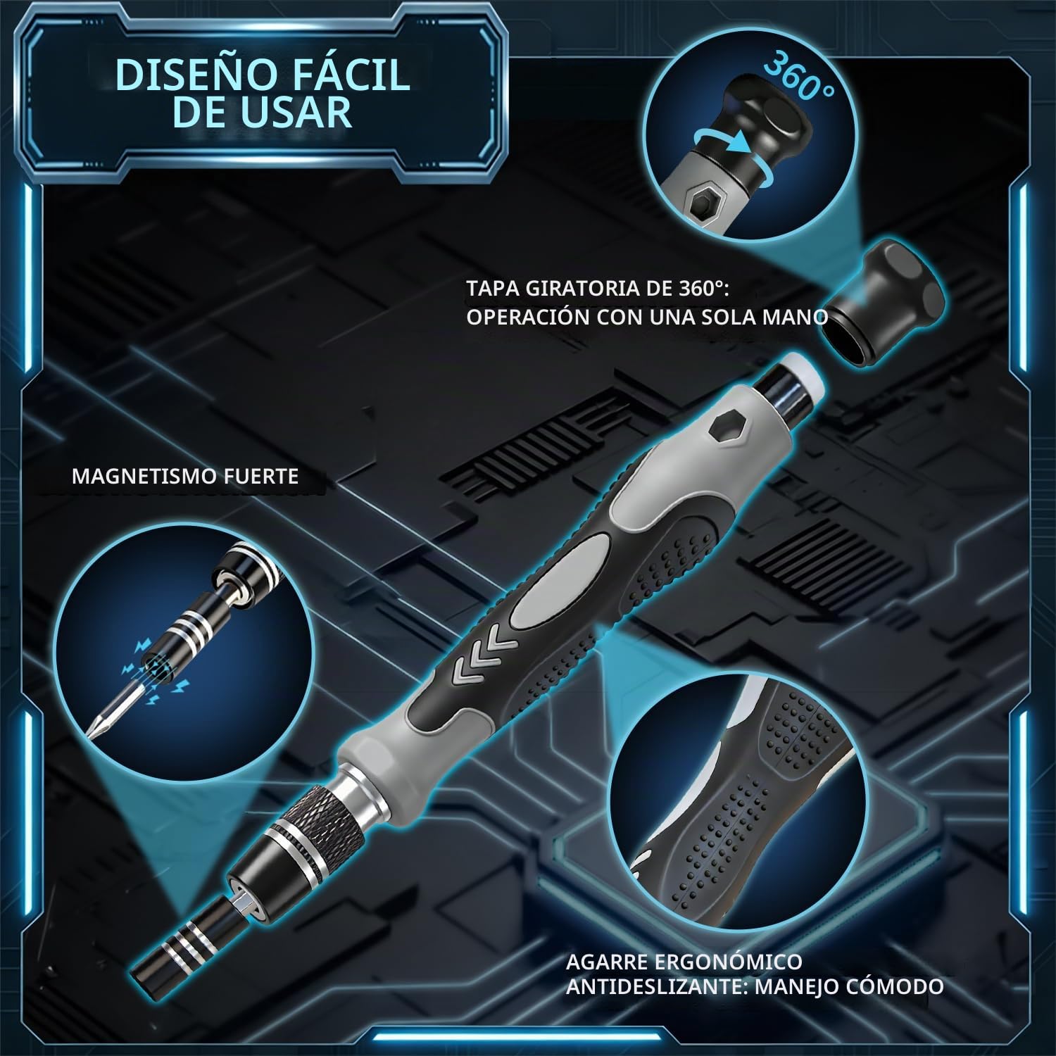 Juego de destornilladores de precisión, 122 en 1, kit de destornilladores magnéticos para ordenador portátil, herramientas de reparación de relojes, gafas, herramientas de mano PS4