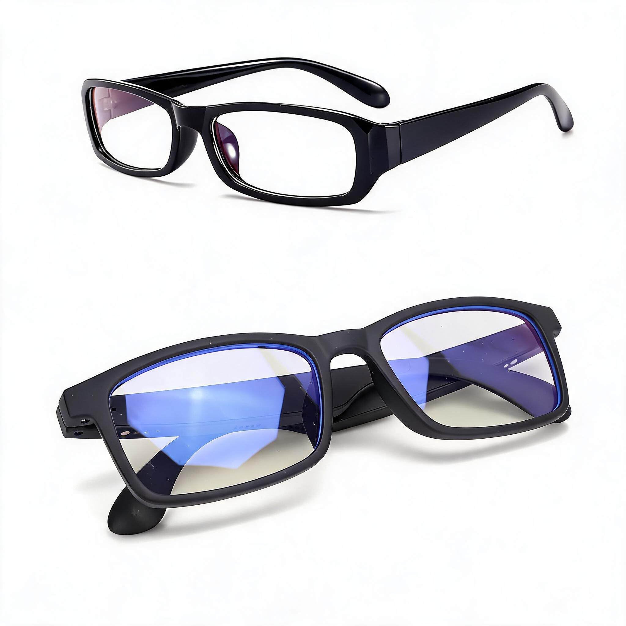 Bewinner Smart Glasses with Speakers & Mic - Bluetooth5.3 Sunglasses with Blue Light Blocking, Touch Voice Assistant, Sports Smart Glasses for Outdoor Cycling Running Driving-image-6