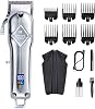 K11S Electric Hair Clipper, Beard Trimmer, Hair Cutter, For Haircutters, Cordless, Cordless, USB Charging, LED Display