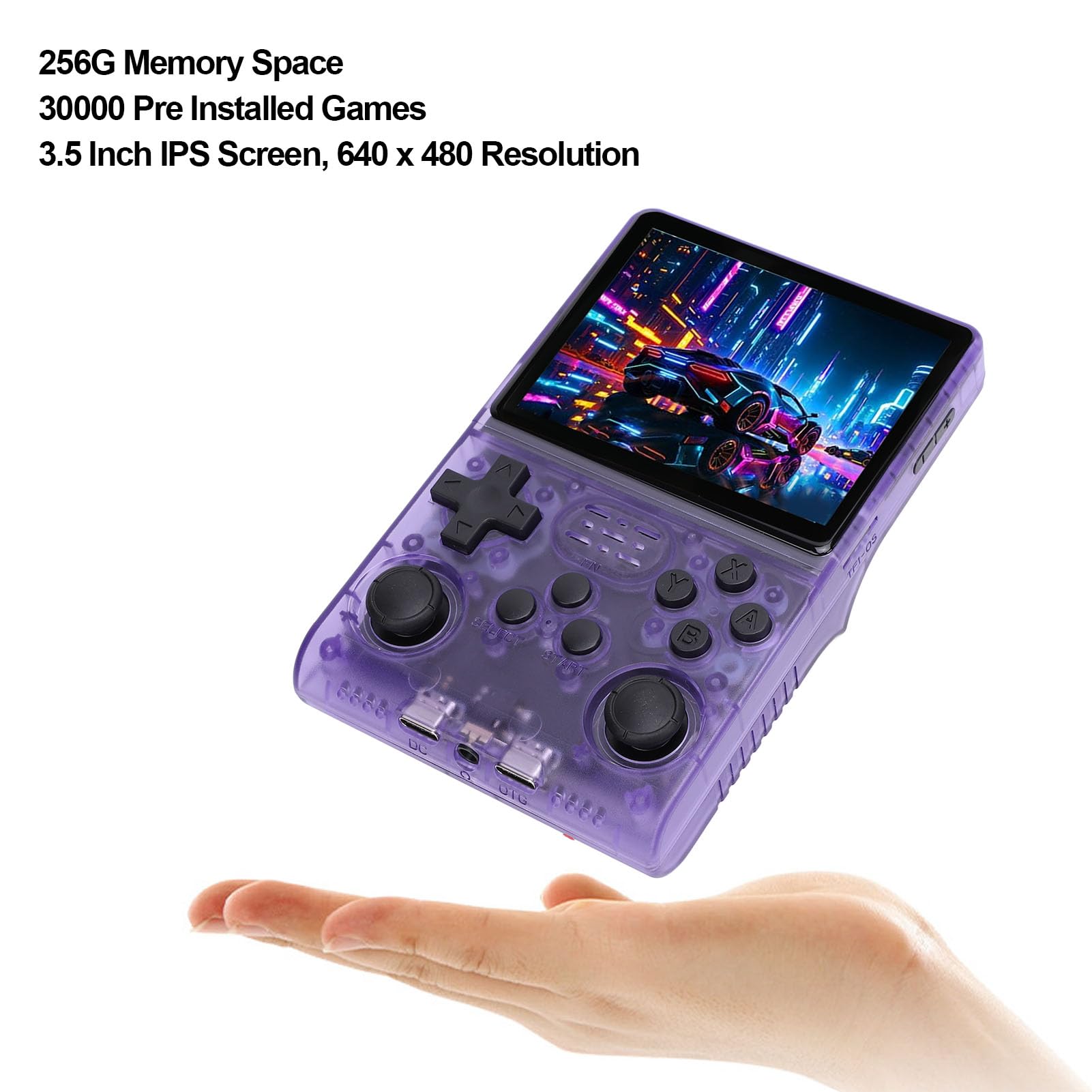 Plyisty Console De Jeu Portable Rétro V40 MAX, Avec écran 4 Pouces