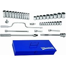 Williams WSS-38F 38-Piece 1/2-Inch Drive Socket and Drive Tool Set