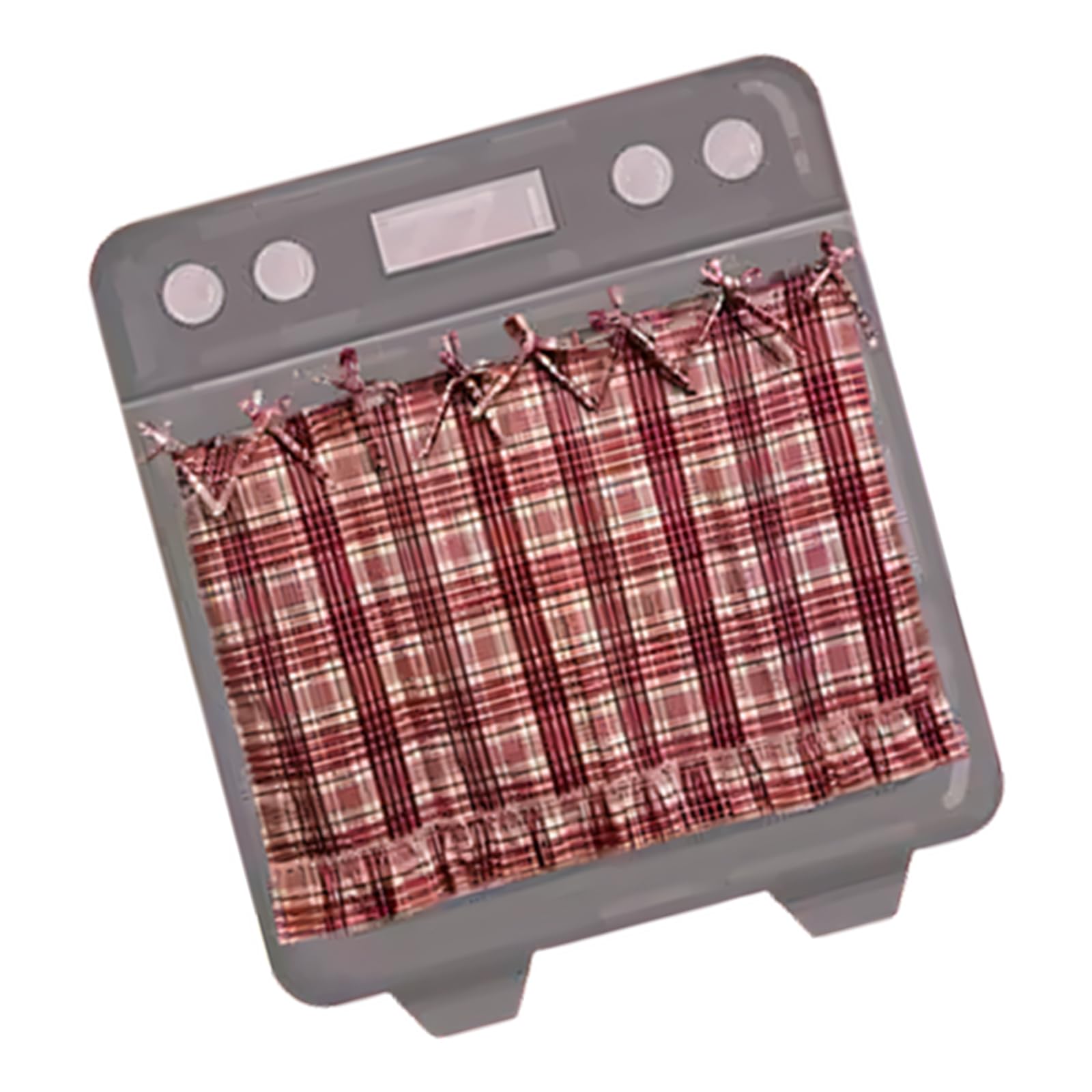 YTtkku Farmhouse Oven Skirt Handcraft Decoration Blends Practicality with Aesthetic Appeal for Home Use Elegant Oven Decoration