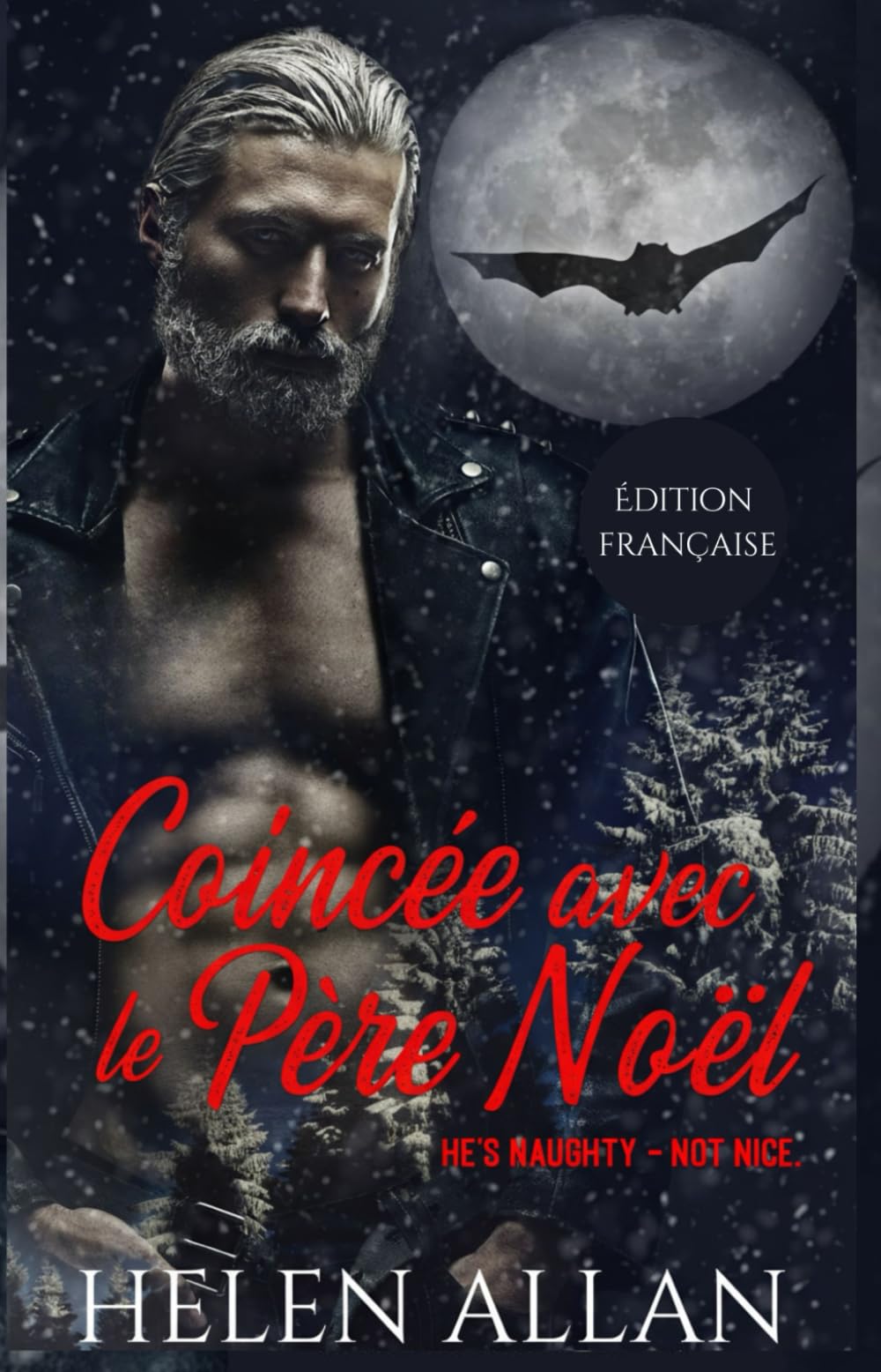 Coincée avec le Père Noël