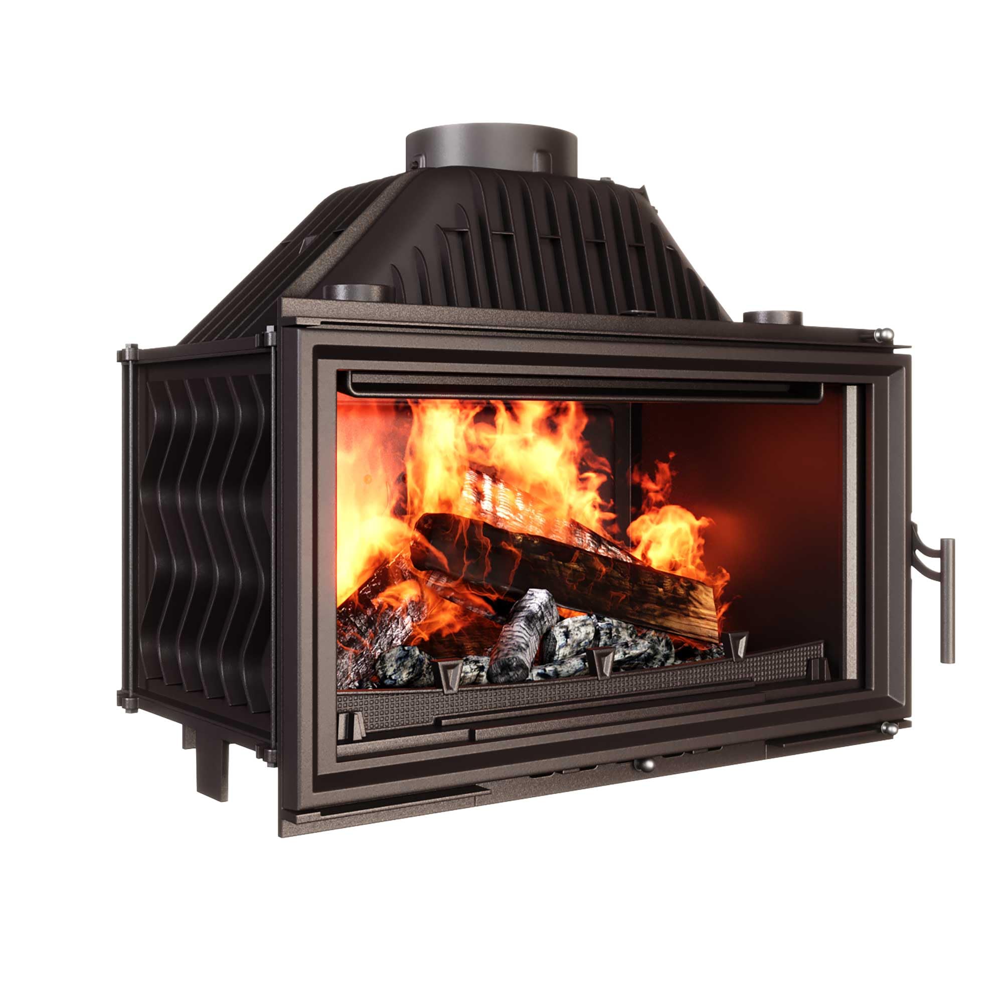 Inserto per camino a legna in ghisa - W15 (13,5 kW) ECO