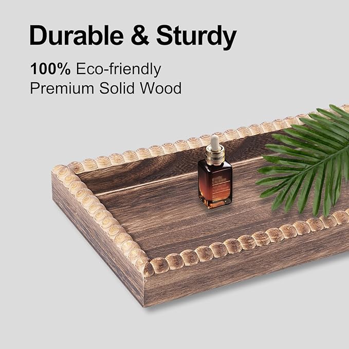 Organizador de Baño BDBDYEAY, 2 Niveles, Estilo Rústico miniatura 5