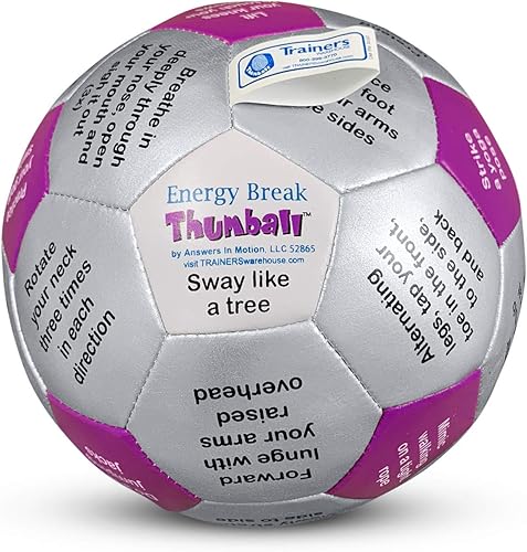 Miniatura 28 de Trainers Warehouse Colección Thumball de 6 pulgadas, 32 indicaciones para conversación, formación de equipos, relación y entrenamiento