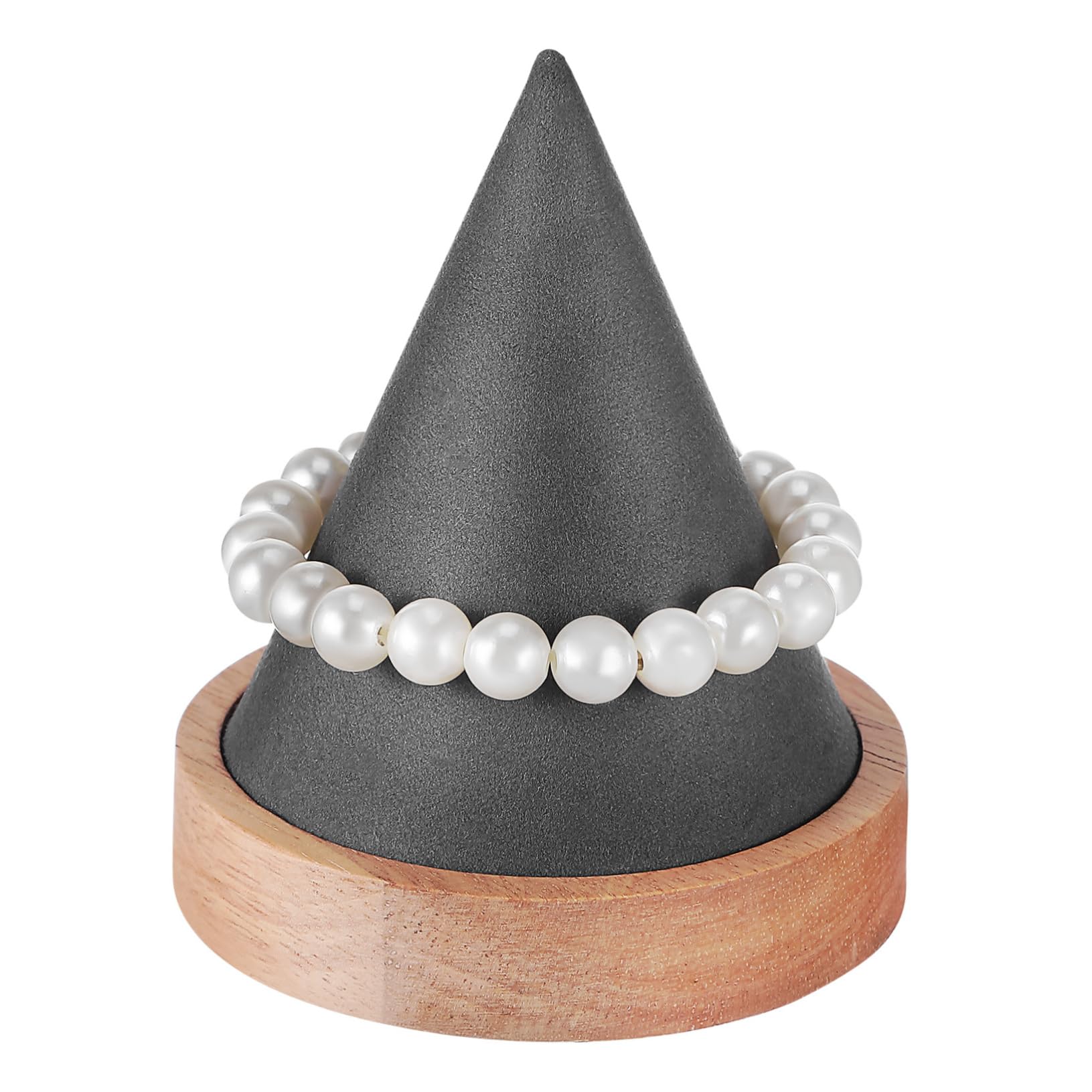 Muiltvoe Jewelry Display Stand Cone Shape Bracelet Cone Stand Ring Watch Holder Jewelry Display Holder for Home Retail Store Trade Show 9.00 X 9.00 X 10.00 Cm