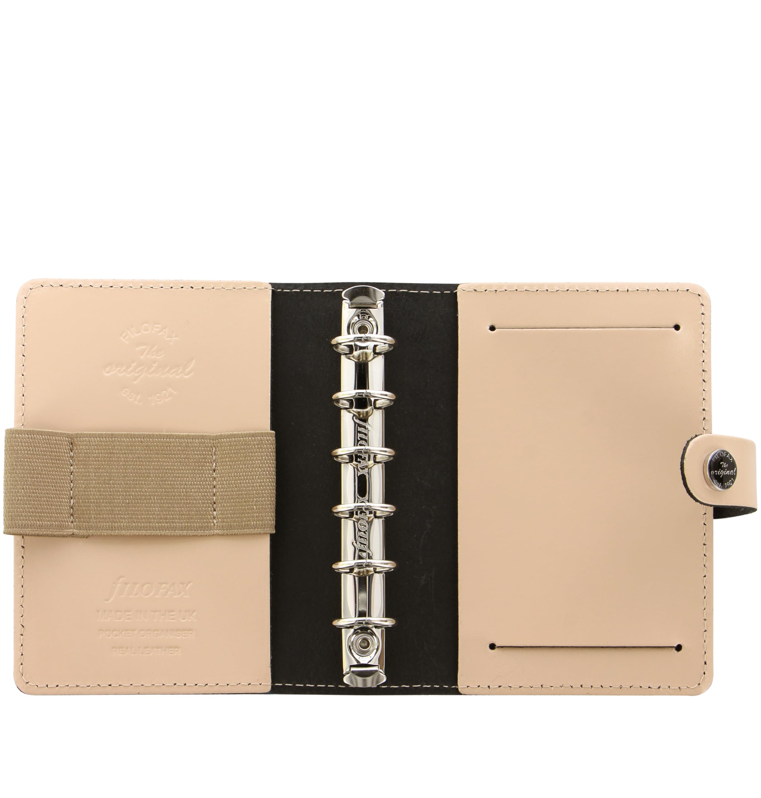 Filofax The Original Pocket Leather Organiser - Nude - Image 2