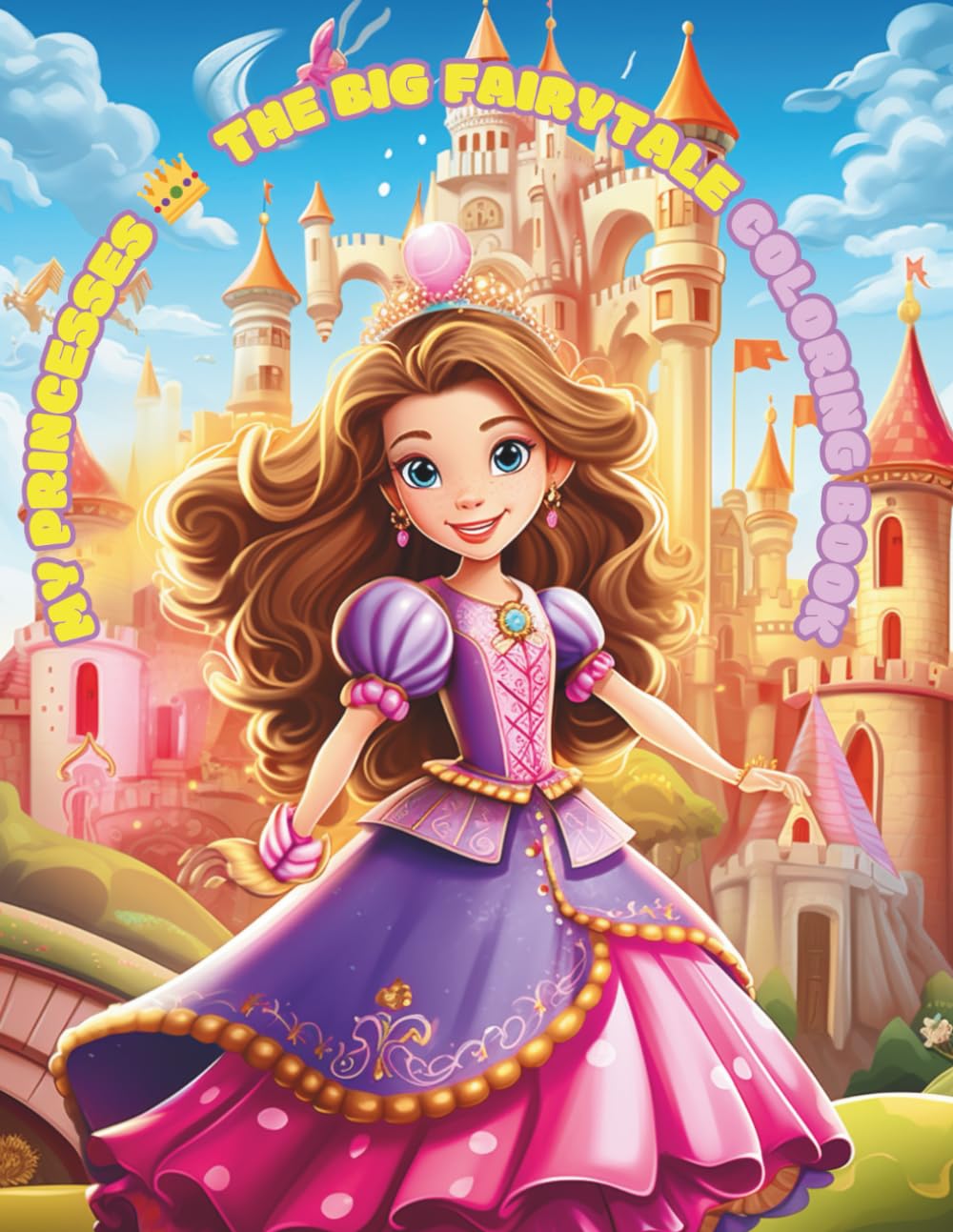 My Princesses The Big Fairytale Coloring Book: “Magical, Screen-Free Coloring Fun for Girls Ages 3–8 – Castles, Princesses & Fairy-Tale Adventures!”