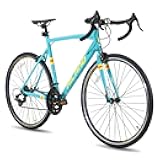 HILAND 700c Road Bike 14 Speed, Aluminum Frame Racing Bike, City Commuter Bicycle for Men Women