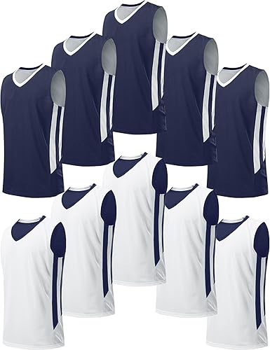 Liberty Imports - Juego de 10 camisetas reversibles de malla para baloncesto