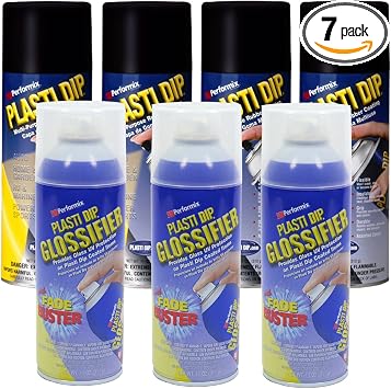 Plasti Dip 7 Pieces Gloss Wheel Kit - Black