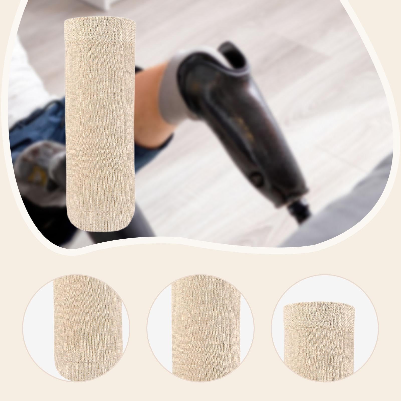 harayaa Calza per amputati in gel, calza per protesico, protezione elastica per amputati, compressione ammortizzante, S