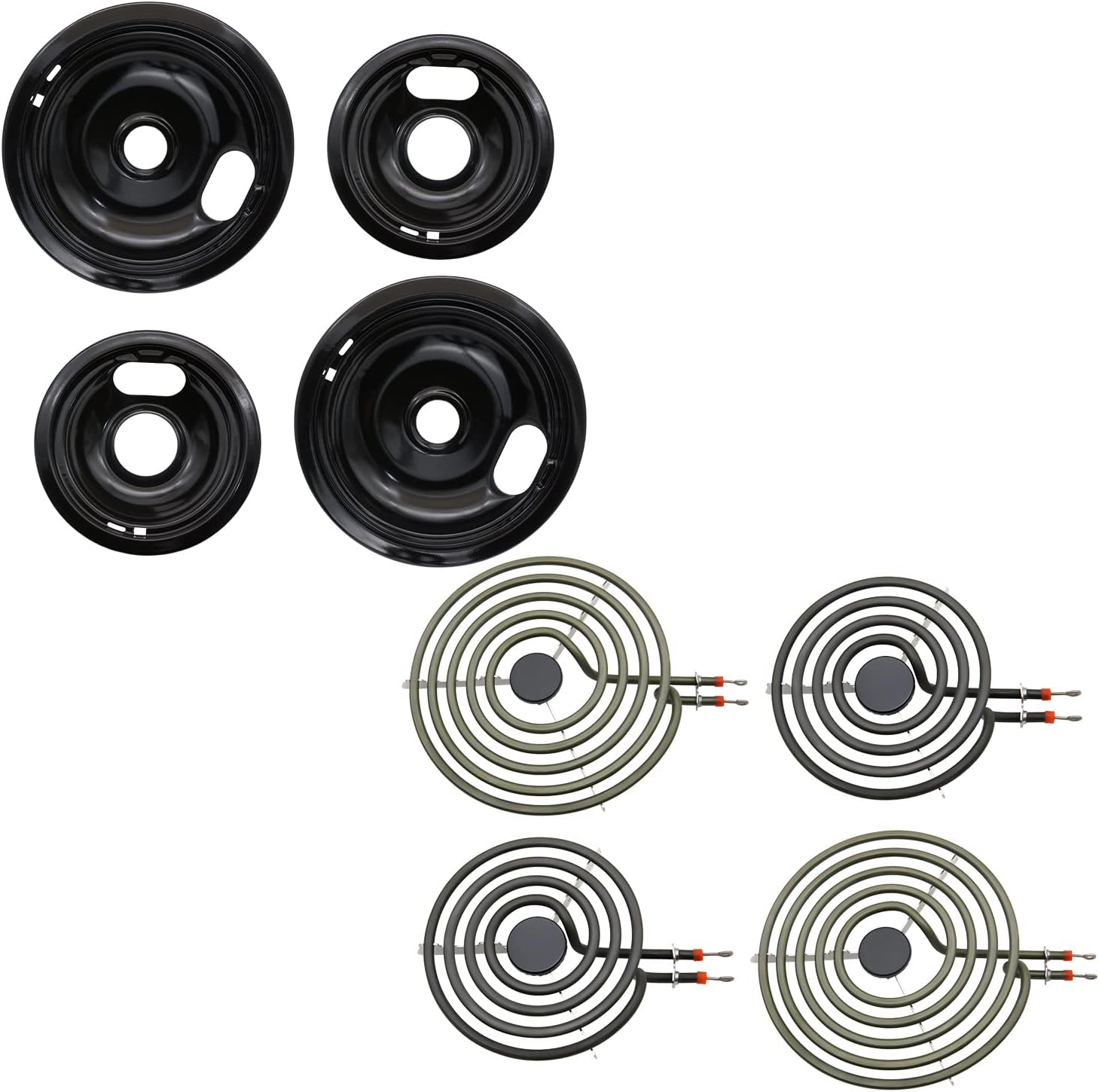 Siwdoy W10290353 W10290350 Porcelain Drip Pan and MP22YA